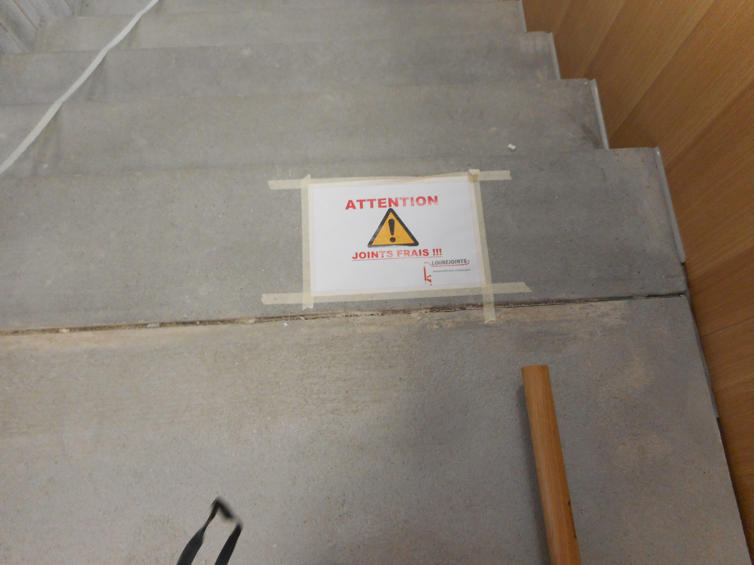 Maison génération St-Martin Anako. Joints — Joints escaliers, après (1)