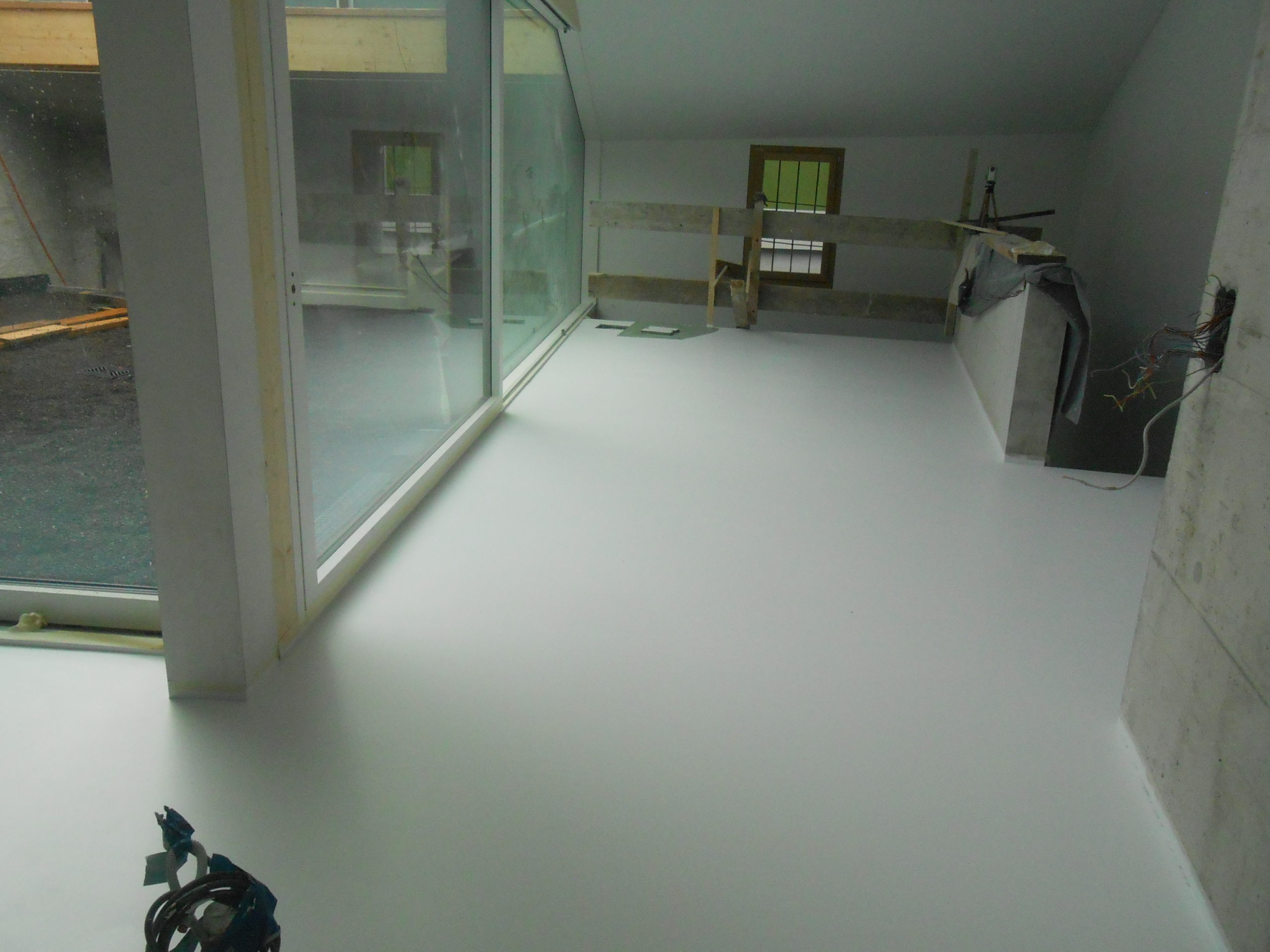 Villa Siggen Fabrizzio, Résine — Travaux terminés (1)